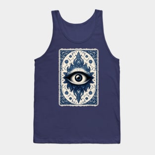 Evil Eye Tarot Card Tank Top